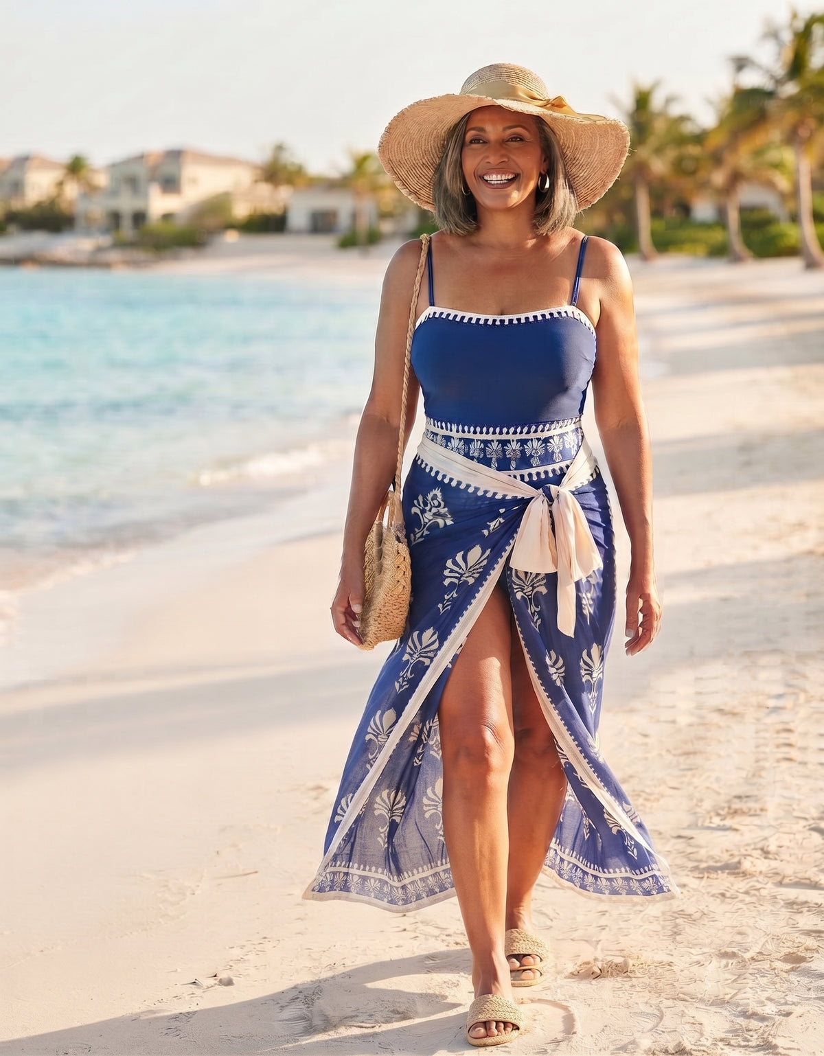 Conjunto Luxo Maiô + Saia Marcely