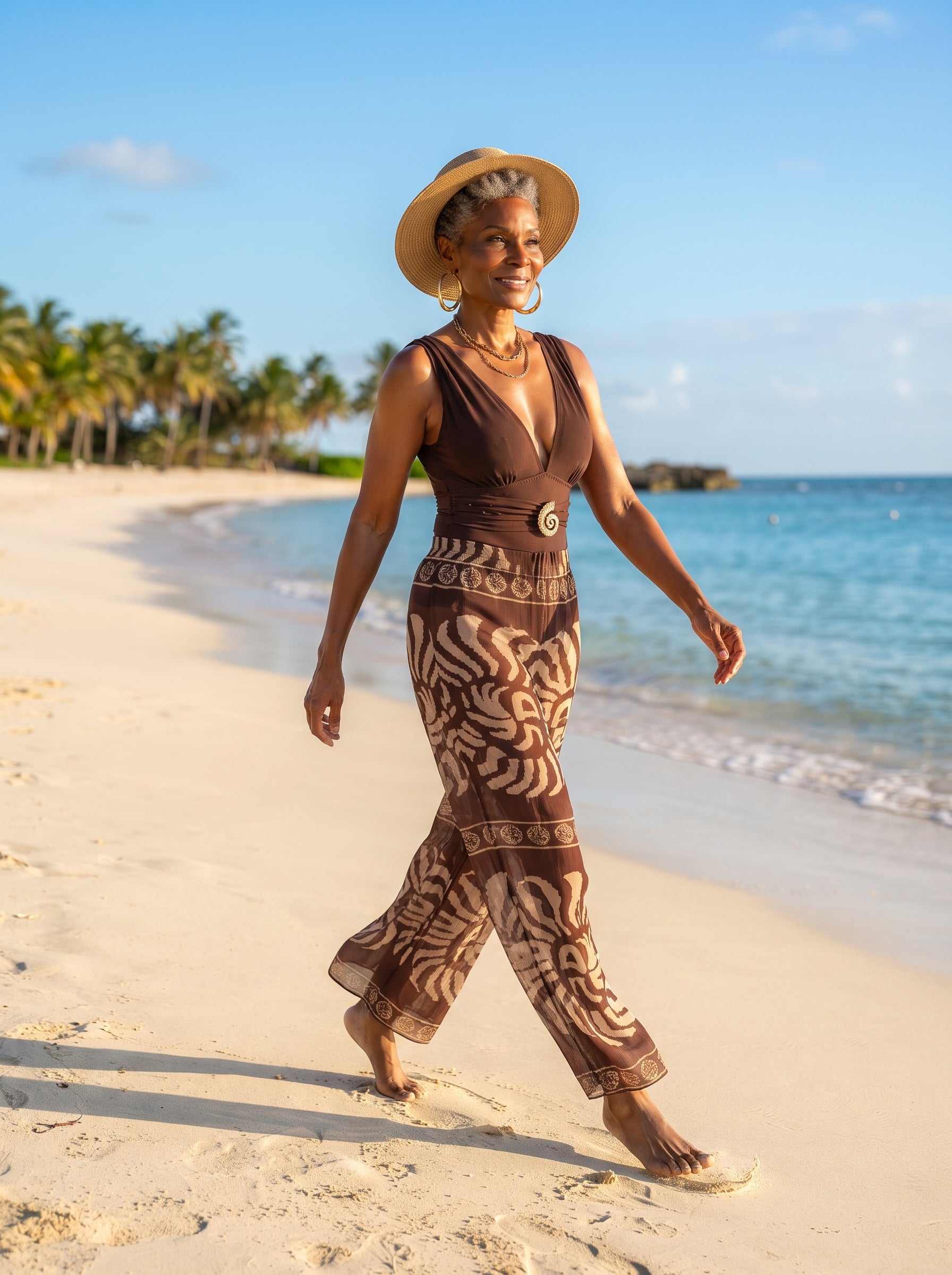 Conjunto Luxo Maiô + Calça Soraya