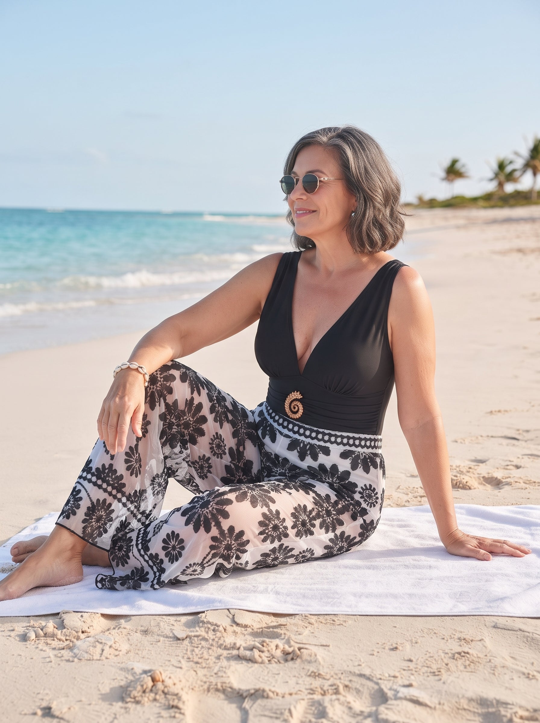Conjunto Luxo Maiô + Calça Soraya