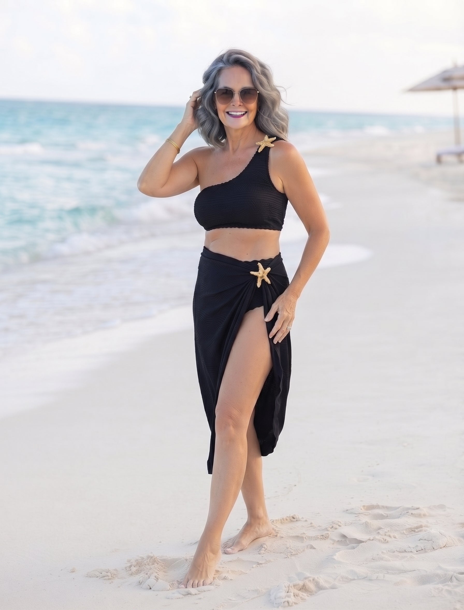 Conjunto Luxo Biquíni + Saia Pamela
