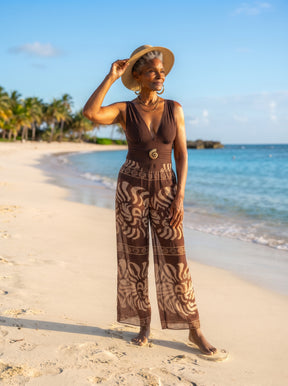Conjunto Luxo Maiô + Calça Soraya