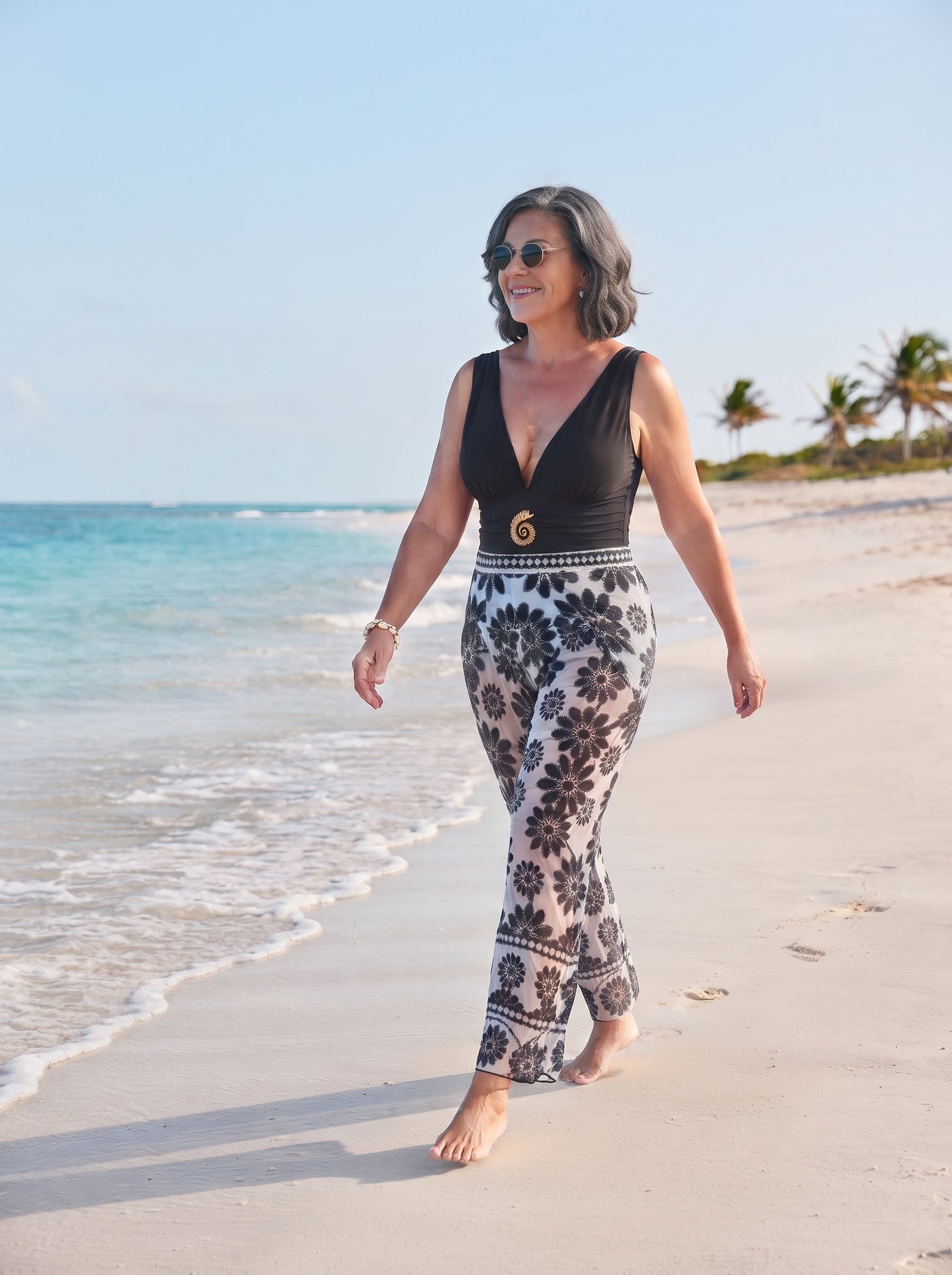 Conjunto Luxo Maiô + Calça Soraya