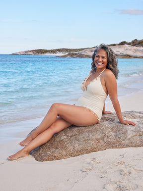 Conjunto Luxo Maiô + Saia Beatriz