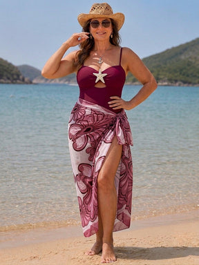Conjunto Luxo Maiô + Saia Bárbara