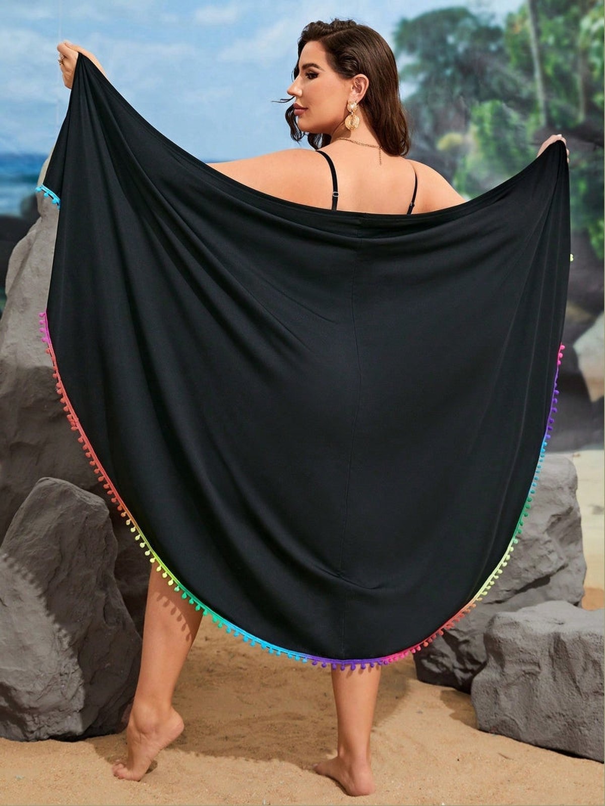 Saída De Praia Plus Size Kayte