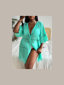 Saída de Praia Plus Size Bella