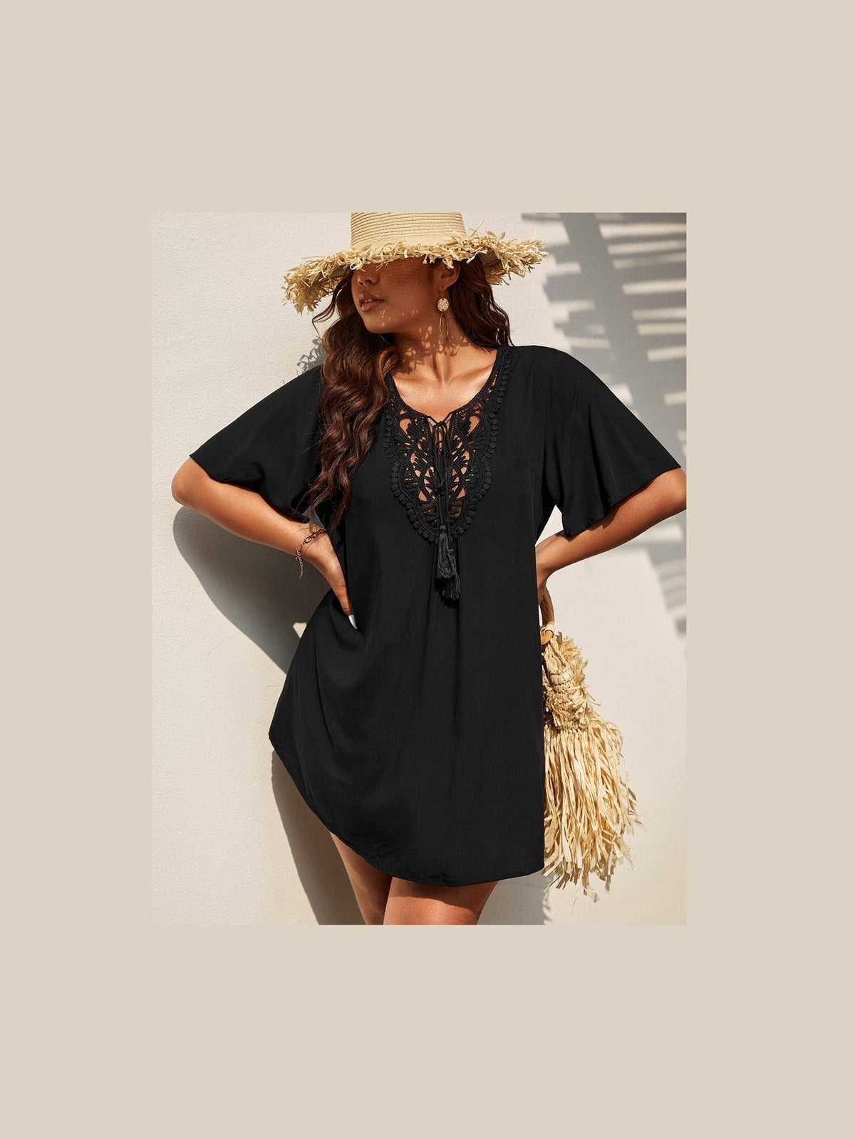 Saída de Praia Plus Size Elaine
