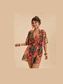 Saída de Praia Plus Size Flora