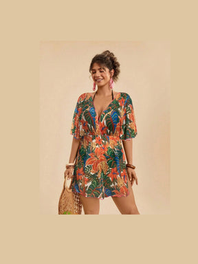 Saída de Praia Plus Size Flora