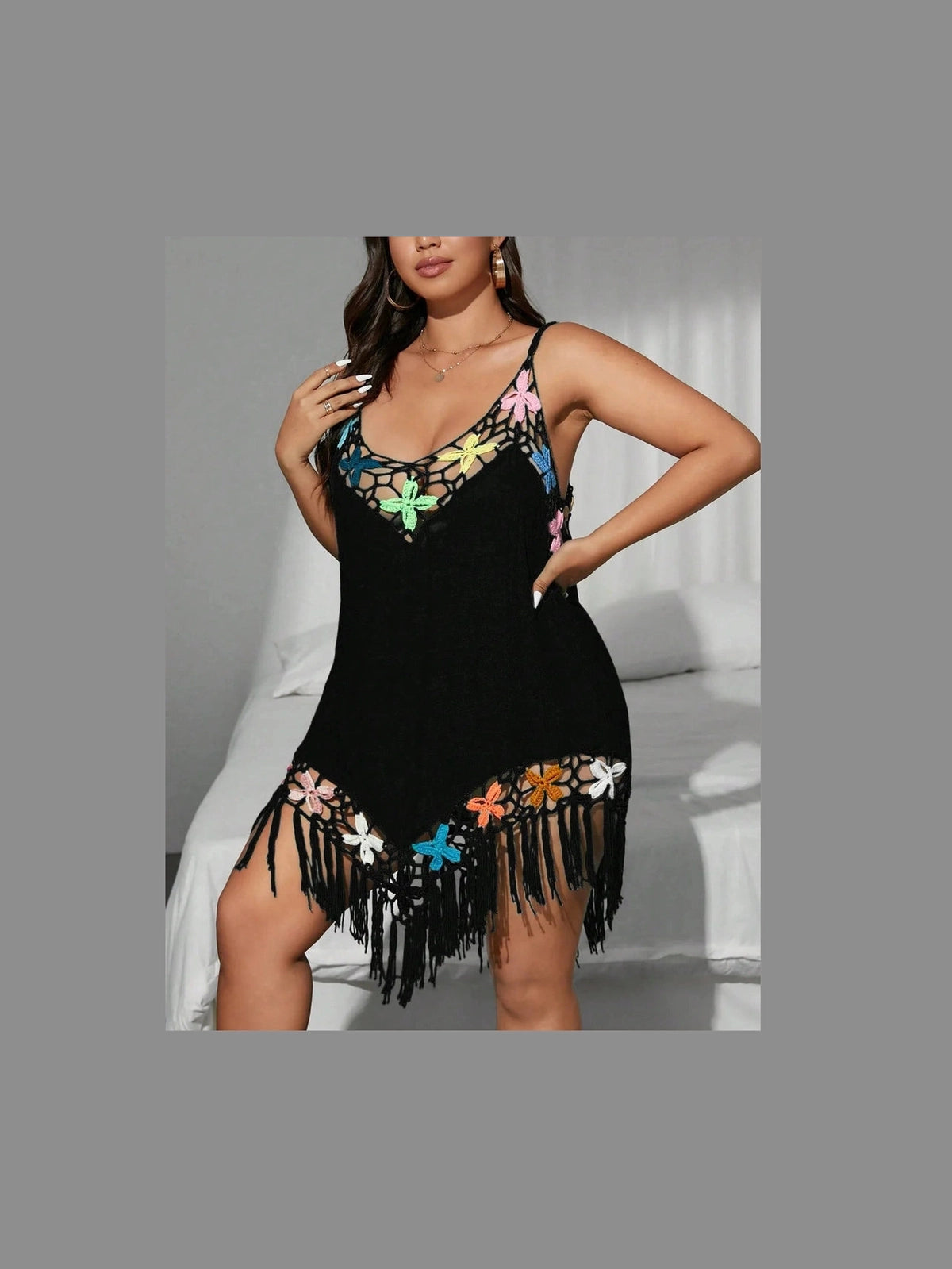 Saída de Praia Plus Size Jasmin