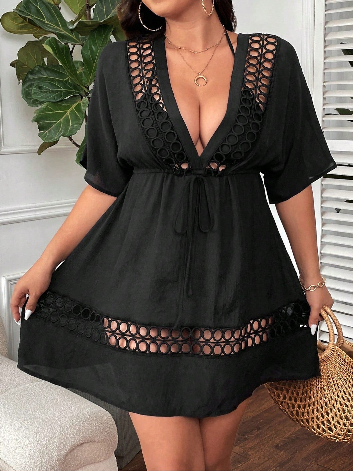 Saída de Praia Plus Size Karina