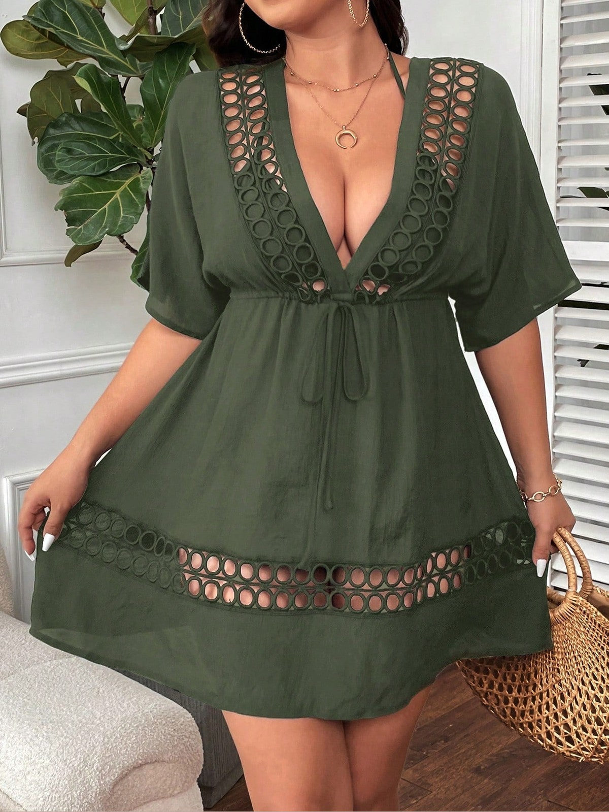 Saída de Praia Plus Size Karina