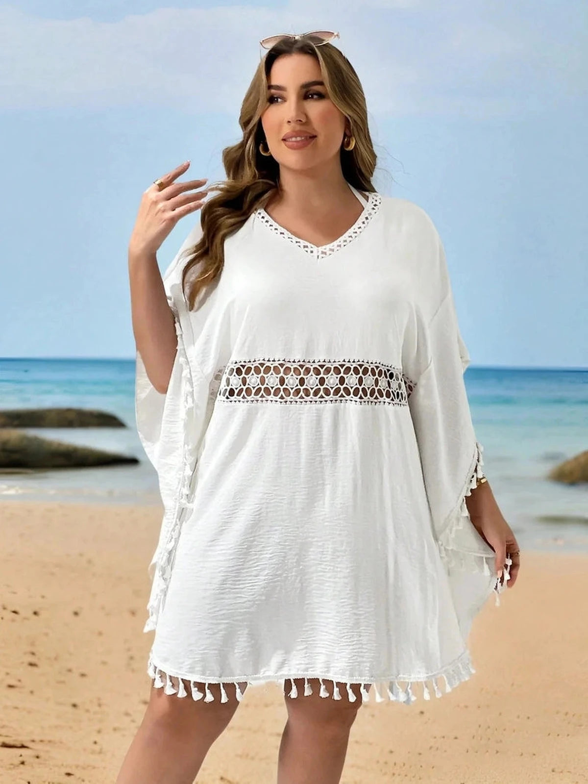 Saída de Praia Plus Size Nina