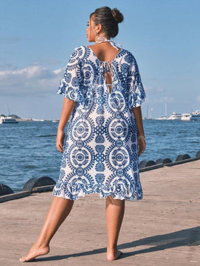 Saída de Praia Plus Size Rozane
