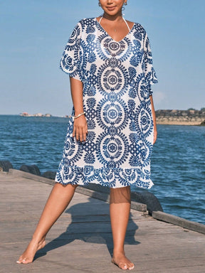 Saída de Praia Plus Size Rozane