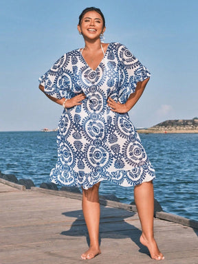 Saída de Praia Plus Size Rozane