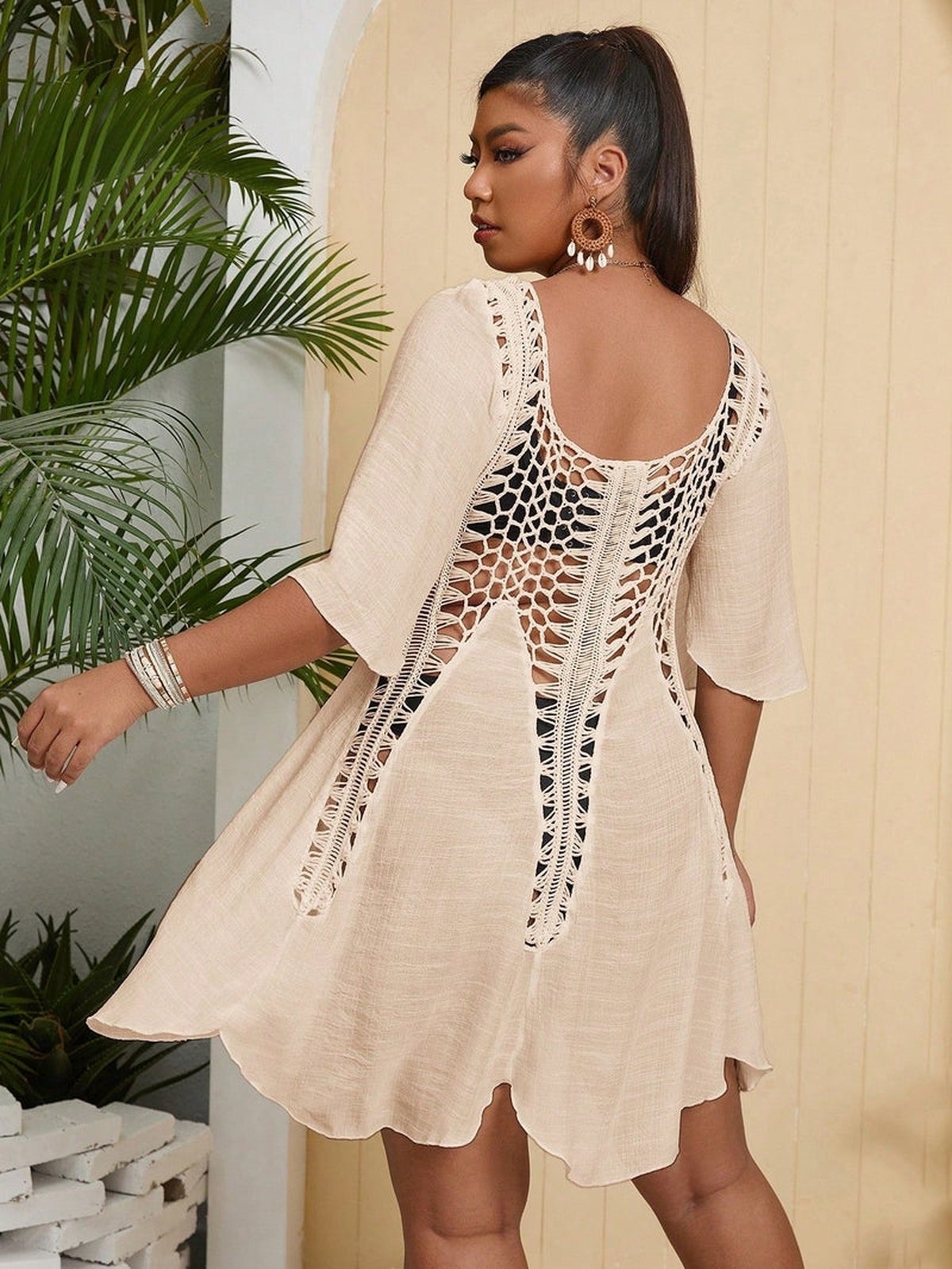 Saída de Praia Plus Size Sofia