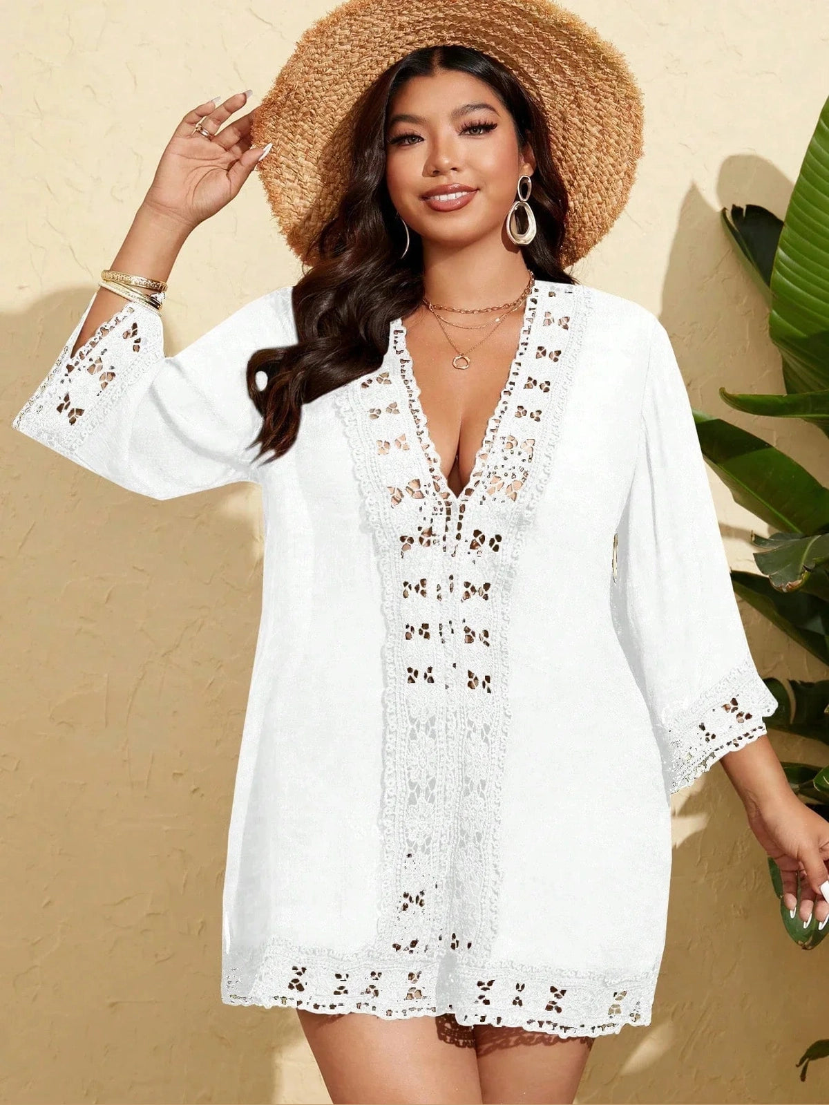Saída de Praia Plus Size Vanessa