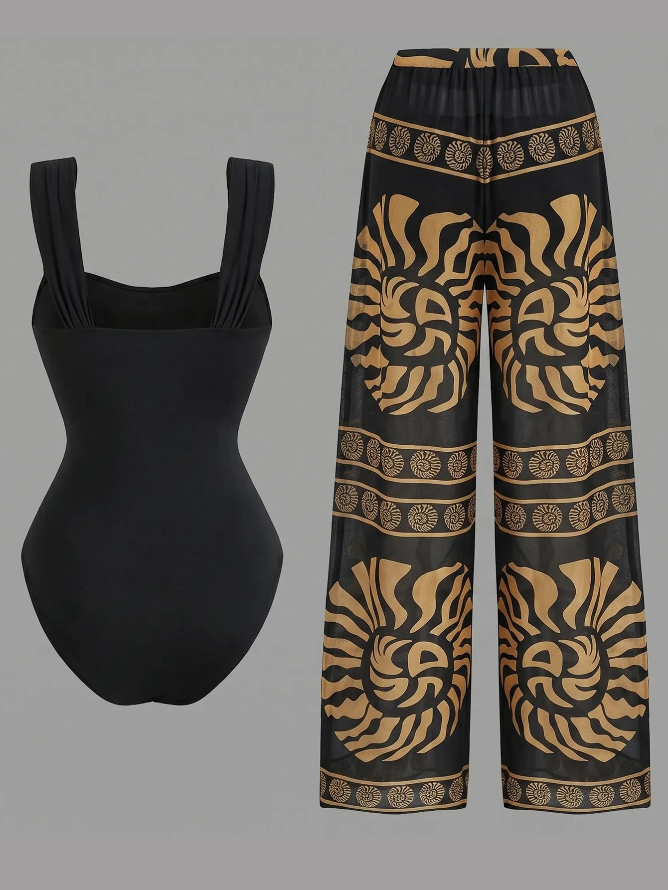 Conjunto Luxo Maiô + Calça Wanessa