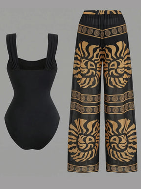 Conjunto Luxo Maiô + Calça Wanessa