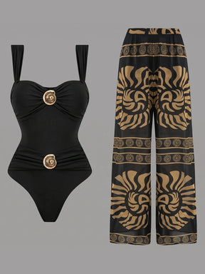 Conjunto Luxo Maiô + Calça Wanessa